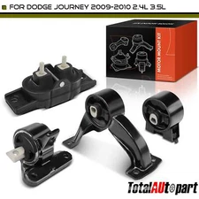 4x Engine Motor & Transmission Mount for Dodge Journey 2009-2010 3.5L 2.4L Auto