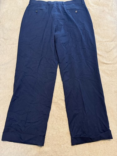 Lauren Ralph Lauren Pants Mens 33x30 Blue Plaid Lightweight Cuffed - Bild 7 von 8