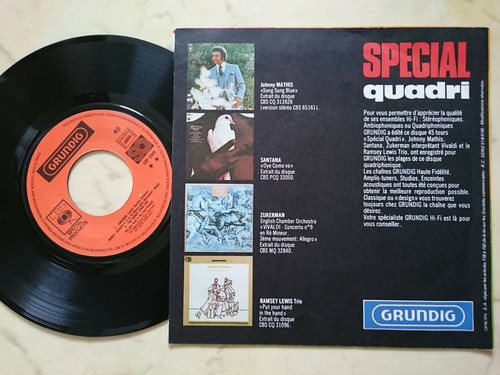 Special Quadri Santana,Ramsey Lewis,Johnny Mathis,Zukerman 4Track Quadro EP - Picture 2 of 2