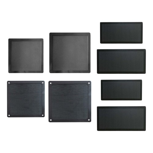 Cooling Fan Dust Filter Cover Dustproof Black for Computer PC