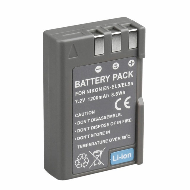 ENEL9 Battery 1200mAh For Nikon D60 D40 D40x D3000 D5000 eBay