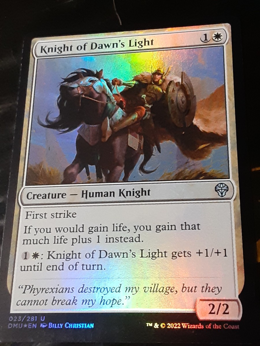 Knight of Dawn's Light FOIL , Dominaria United ,Near Mint ,MTG
