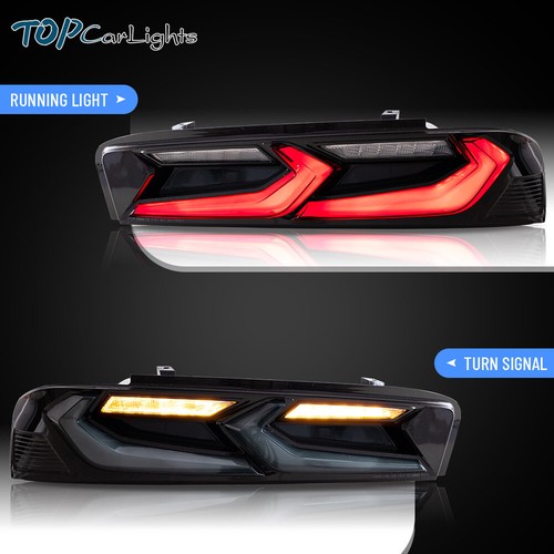 VLAND LED Headlights + Smoked Tail Lights For Chevrolet Chevy Camaro 2016-2018 - Foto 14 di 22