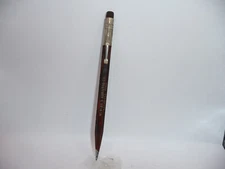 Wahl-Eversharp Vintage Woodgrain  l.l mm Pencil--working-----chrome trim