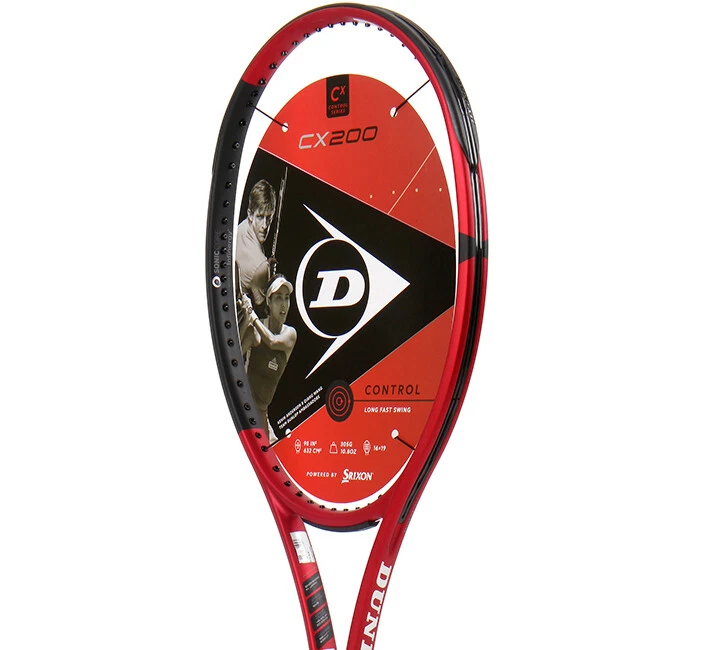 Dunlop Srixon 2021 CX 200 Tennis Racquet Racket Black Red 98sq 305g 16x19 G2
