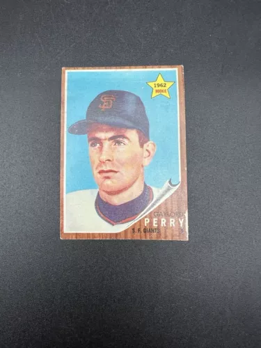 1962 Topps # 199 Gaylord Perry Rookie Card San Francisco Giants