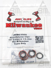 Just Clips JCMCT500 1/2" 3pc Milwaukee Anvil Snap Ring & O-Ring Kit - USA
