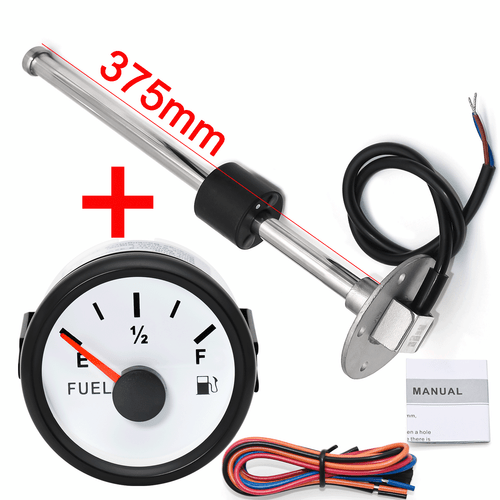 Marine Boat Car Fuel Level Sensor Sender Unit With 2" 52mm Fuel Level Tank Gauge - Bild 24 von 35