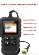 Fault code scanner diagnostic OBD2 tool for Kawasaki Z900 Z900RS ZX10R ZX14R H2