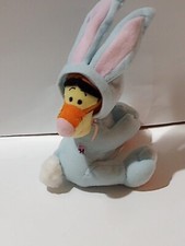 Vintage 2002 Fisher Price Walt Disney Tigger Easter Basket Hugger Plush 8" Used