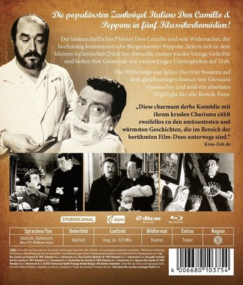 Don Camillo & Peppone Edition (BR) 5Disc  Min: 523/DD/VB s/w