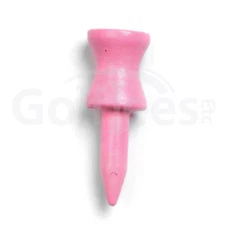 100 x 1 1/4" Wooden Step Down Tees - Pink