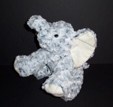 Animal Alley 2017 Gray Swirls Elephant Plush Cream Ears Feet Soft Stuffed Toy