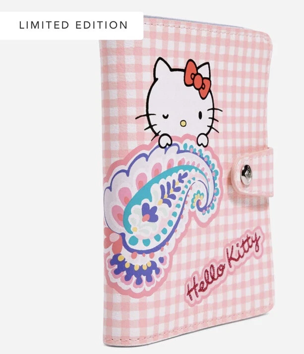 Vera Bradley X Hello Kitty RFID Pasaporte Billetera Paisley Nuevo Foto 3 de 4