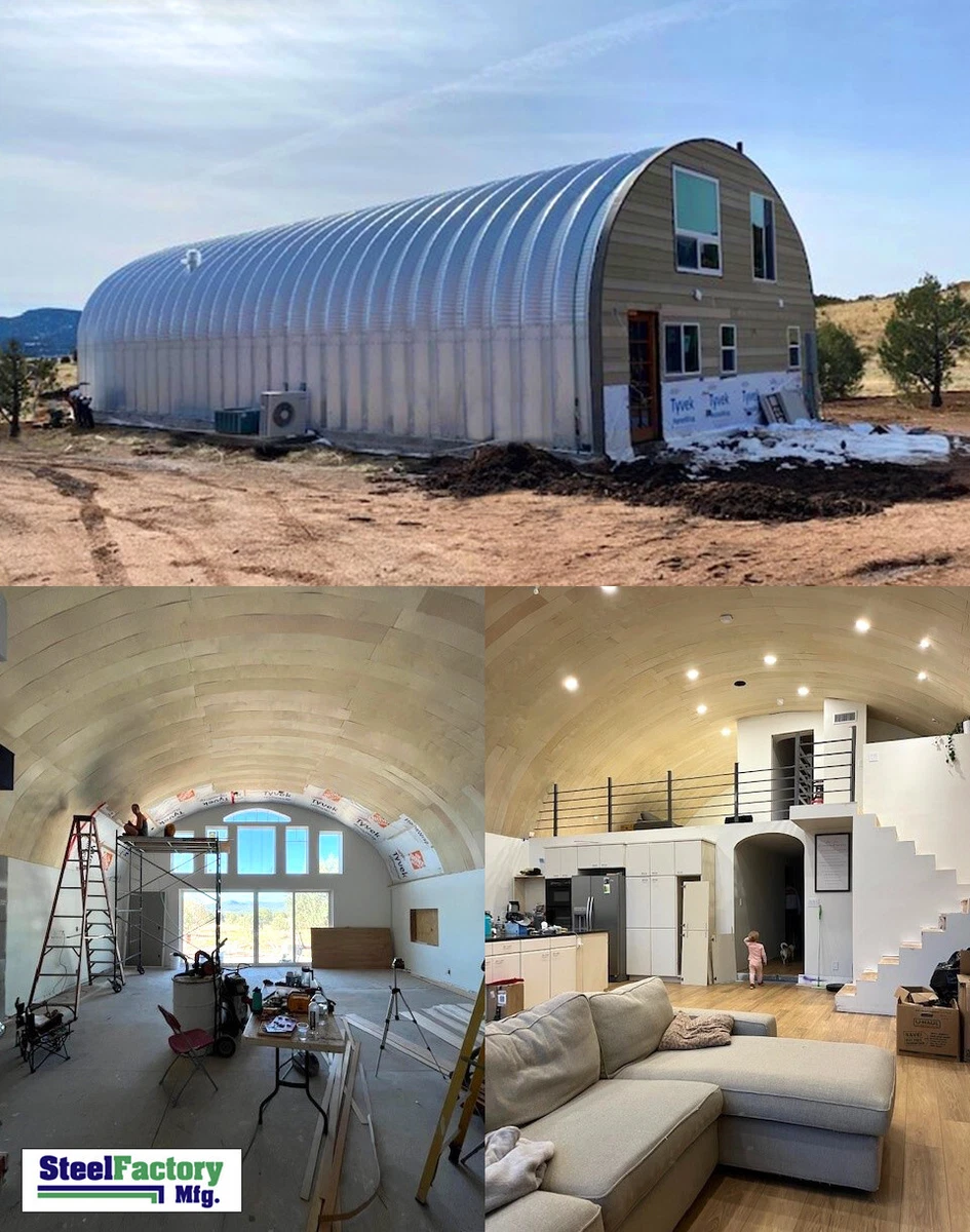 S30x50x17 Steel Factory Mfg Prefab Metal Building Custom Home Open 