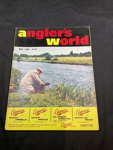 3 Copies Anglers World Fishing Magazine 1966 Vintage Ephemera Book Sport Hobby - Picture 4 of 7