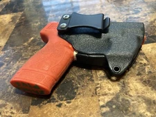 Kydex Holster, Smith & Wesson M&P Shield 9/40 w/Armalaser TR4, IWB, Right