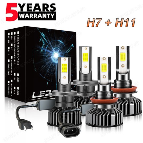 <!--F#f_0-->4X H7 H9 LED Headlight Globes Hi-Lo Beam Bulbs For Holden Commodore VE 2006-2013 (For: Holden)<!--F/-->