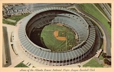 Truist Park Stadium Atlanta Braves Falcons Major League Baseball Vtg Postcard V3