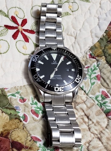 omega seamaster professional 300m sword hands quartz