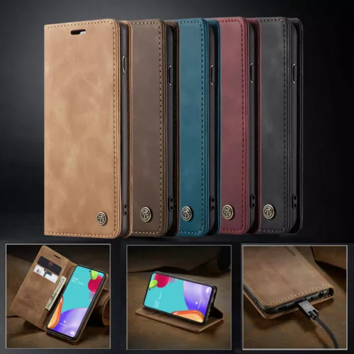 For Samsung S25 S24FE S23Ultra S22 S21 S20 PU Leather Stand Magnetic Wallet Case