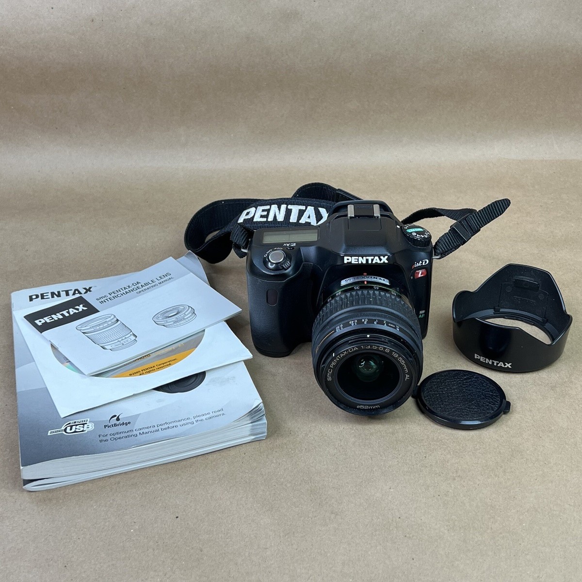 PENTAX Pentax ist D 6.1MP Digital SLR Camera - Black (Kit w/ DA 18