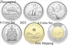 2025 Canada King Charles III First Strike Set of 6 Coins - Free shipping