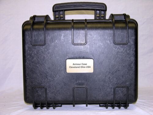 New Black Armourcase 1450 case includes cubed foam + Lid Organizer + nameplate - Picture 3 of 4
