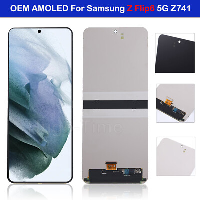 OEM For Samsung Galaxy Z Flip6 5G F741U1/W LCD Display Touch Screen Assembly