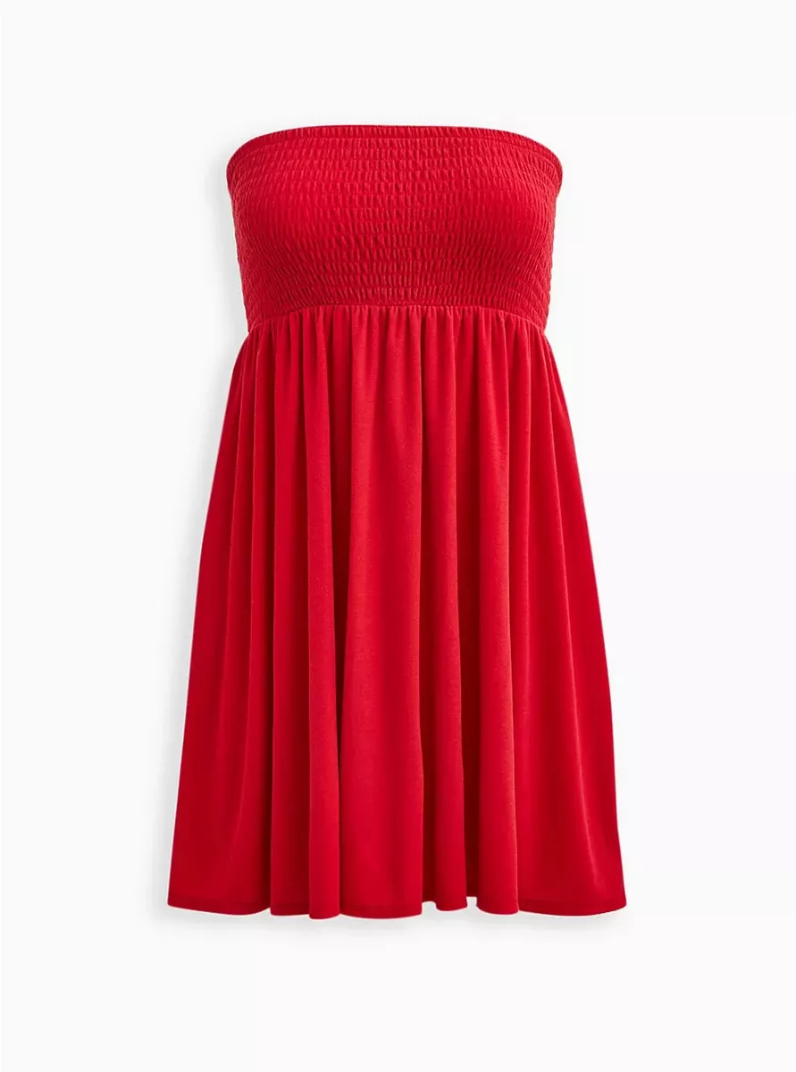 Terry top smocked dress