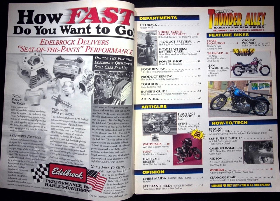 THUNDER ALLEY MAGAZINE, DECEMBER 1997 • VOLUME 5, NUMBER 6 - Image 2 of 4
