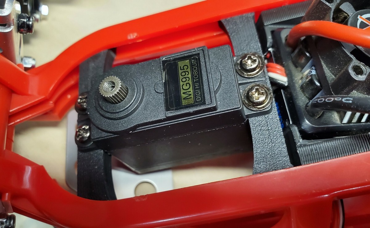 Tamiya ORV Centered Servo Mount Upgrade - Blackfoot Monster Beetle