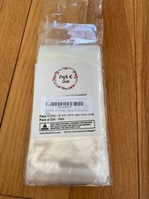 Clear Resealable Cello Poly Bags - approximately 200 bags - 3"x5"