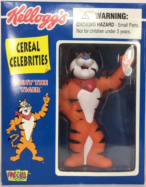 Licensed Kellogg's Cereal Celebrities Tony The Tiger Figurine by