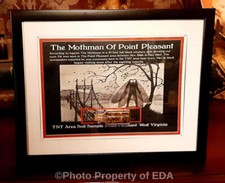 Point Pleasant MOTHMAN TNT Factory Sighting Site Soil Earth Relic Sample W COA