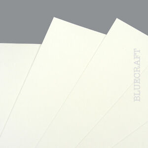 40 x A6 Blanc prestige blanc plat cartes d'invitation 400gsm-mariages et événements 
