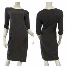 SEVENTY Vestito abito grigio nero fantasia Tg IT 42