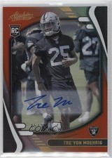 2021 Absolute Rookies Spectrum Orange Signatures 45/75 Trevon Moehrig Auto 9r9