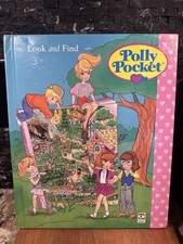 Vintage Polly Pocket Look and Find Books Hardcover Book 1996