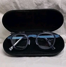 XIT C017  Blue Grey Full Rim Eyeglass Frame Made In France 44/24/145