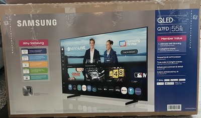 Samsung 55 in QLED Smart TV  4K UHD LCD w/ AI processor UN55NU6950