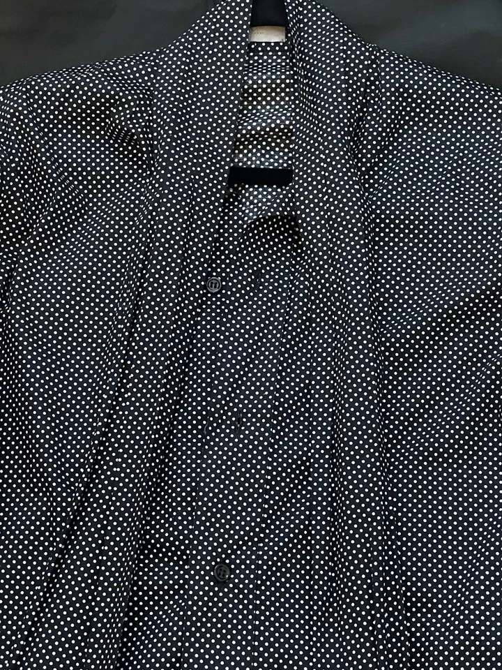 Camisa Dior Homme 05AW Hedi Slimane Lunares Pajarita Talla 37 Foto 3 de 4