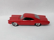 JOHNNY LIGHTNING PONTIAC CATALINA 2+2 RED BLANK BASE TEST SHOT SAMPLE VERY NICE!