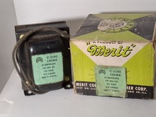 Vintage Merit C - 3180 Choke Coil Vintage Merit C - 3180 Choke Coil