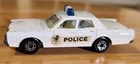 Matchbox Series by Lesney Mercury Police Car made in England Blue Lights EUC