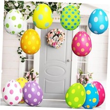 Pcs Easter Inflatable Decorations Easter Egg Inflatables Outdoor 12 Pastel