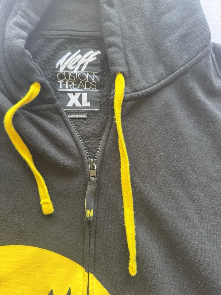 Vintage Neff Men's Hoodie Zip Up Skateboarding Skater Snowboarding Y2K 90’s - Image 4 of 4