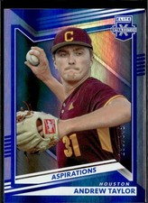 2022 Panini Elite Extra Edition #80 Andrew Taylor Aspirations Blue #/349