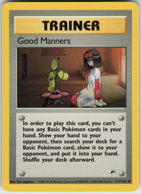Good Manners #111 (Gym Heroes (2000))