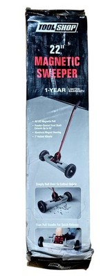 Magnetic Rolling Sweeper New 22 Inch Tool Shop Heavy Duty Workshop Garage 